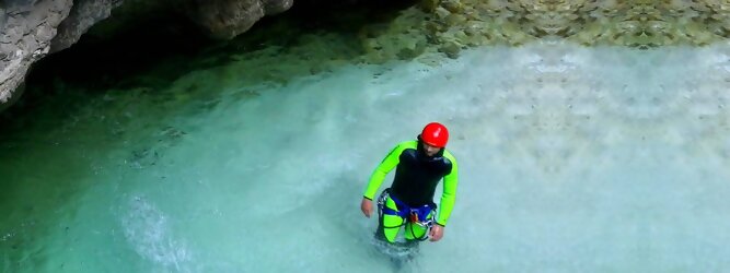 Trip Rom - Canyoning - Die Hotspots für Rafting und Canyoning. Abenteuer Aktivität in der Tiroler Natur. Tiefe Schluchten, Klammen, Gumpen, Naturwasserfälle.