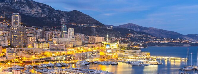 Trip Rom Feriendestination Monaco - Genießen Sie die Fahrt Ihres Lebens am Steuer eines feurigen Lamborghini oder rassigen Ferrari. Starten Sie Ihre Spritztour in Monaco und lassen Sie das Fürstentum unter den vielen bewundernden Blicken der Passanten hinter sich. Cruisen Sie auf den wunderschönen Küstenstraßen der Côte d’Azur und den herrlichen Panoramastraßen über und um Monaco. Erleben Sie die unbeschreibliche Erotik dieses berauschenden Fahrgefühls, spüren Sie die Power & Kraft und das satte Brummen & Vibrieren der Motoren. Erkunden Sie als Pilot oder Co-Pilot in einem dieser legendären Supersportwagen einen Abschnitt der weltberühmten Formel-1-Rennstrecke in Monaco. Nehmen Sie als Erinnerung an diese Challenge ein persönliches Video oder Zertifikat mit nach Hause. Die beliebtesten Orte für Ferien in Monaco, locken mit besten Angebote für Hotels und Ferienunterkünfte mit Werbeaktionen, Rabatten, Sonderangebote für Monaco Urlaub buchen.